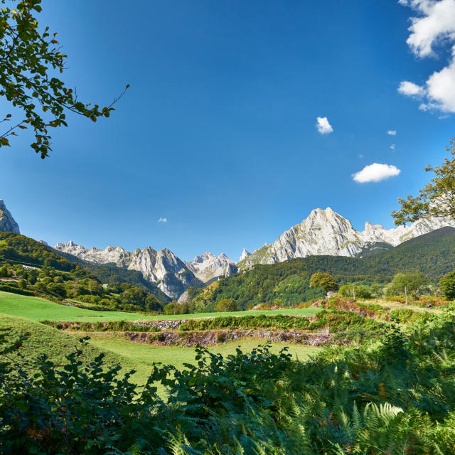 Vue du Cirque de Lescun depuis la prairie