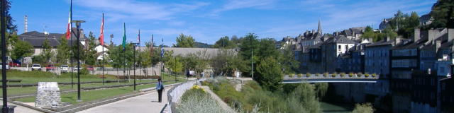 Parque Bourdeu en Oloron Santa-María