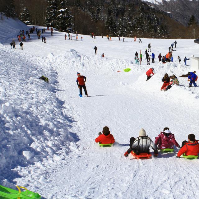 Descente En Luge Station Du Somportfernandez Nicolas Di