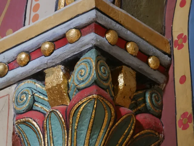 Detail Interieur Eglise Ste Croix Oloron