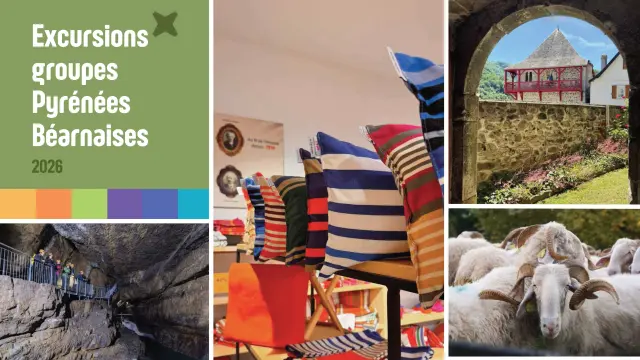 Brochure groupes 2026, Pyrénées béarnaises.
