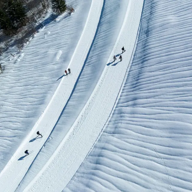 Issarbe, sports d'hiver, vallée de Barétous, Pyrénées béarnaises.