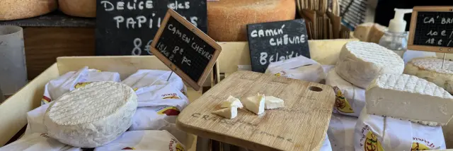 Fromage fermier de chèvre, fais en Pyrénées béarnaises.